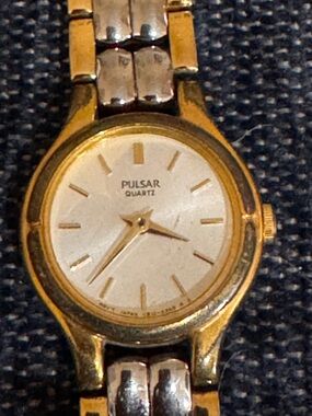 Pulsar Two-Tone Gold and Silver Women's Dress Watch